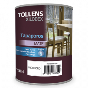 Tapaporos al agua