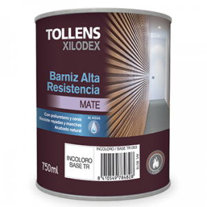 Barniz alta resistencia al agua mate