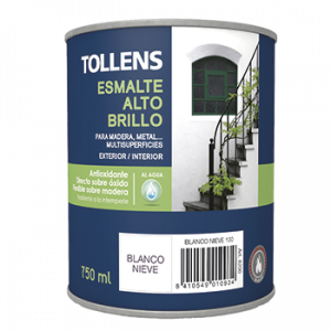 Esmalte al agua alto brillo