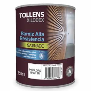 Barniz alta resistencia al agua satinado