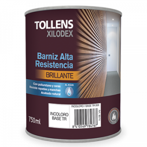 Barniz alta resistencia al agua brillante