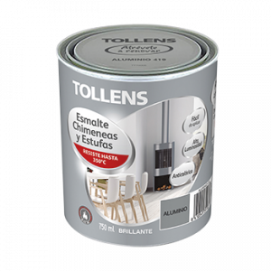 Esmalte chimeneas y estufas aluminio